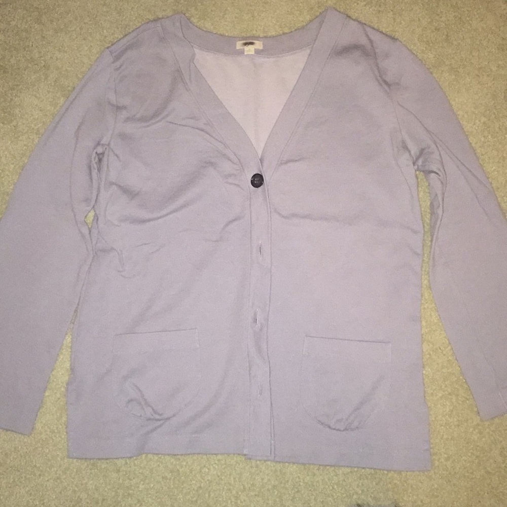 Gray Sweater Cardigan